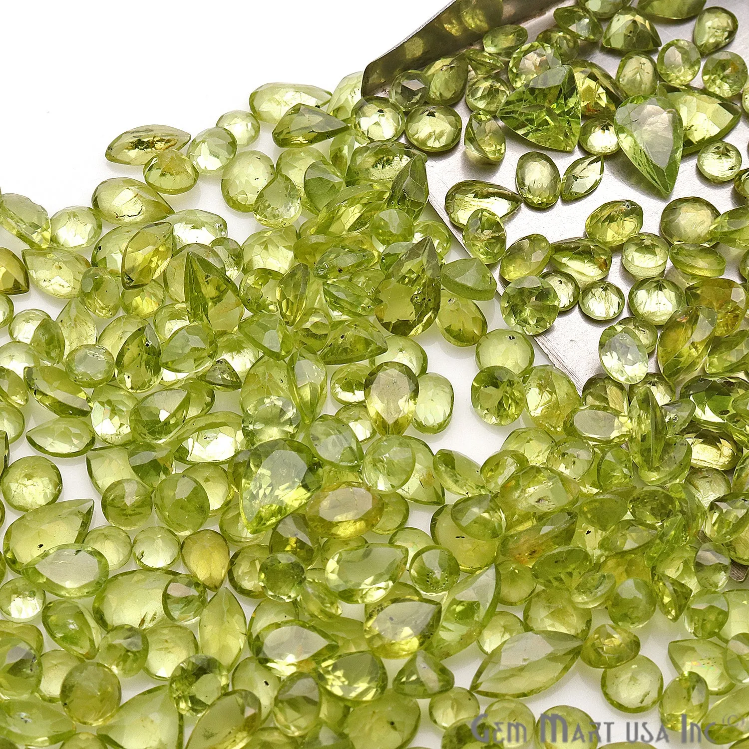 50 Carat Peridot Mix Shape Wholesale Loose Gemstones