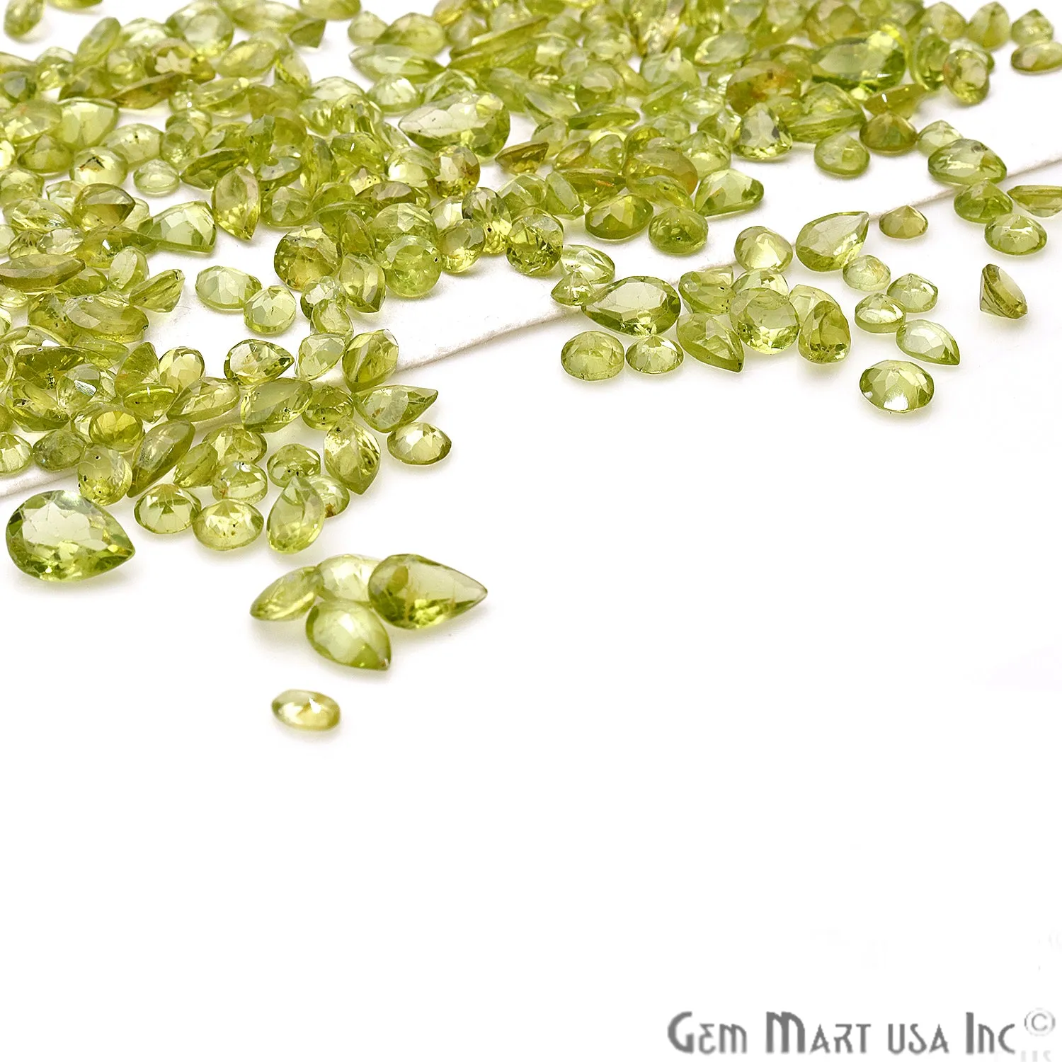 50 Carat Peridot Mix Shape Wholesale Loose Gemstones