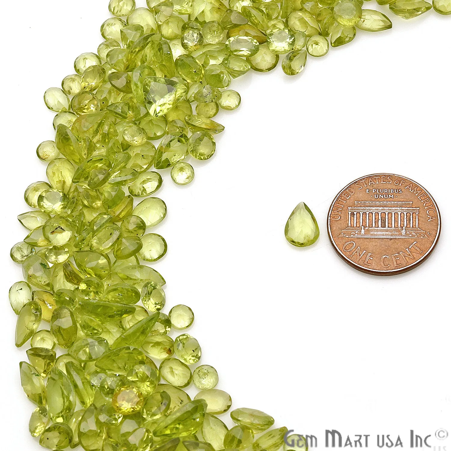 50 Carat Peridot Mix Shape Wholesale Loose Gemstones