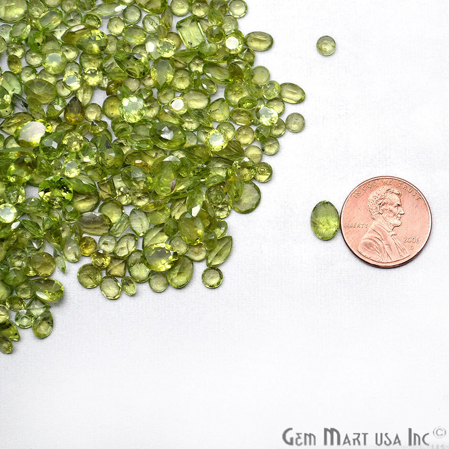 50 Carat Peridot Mix Shape Wholesale Loose Gemstones