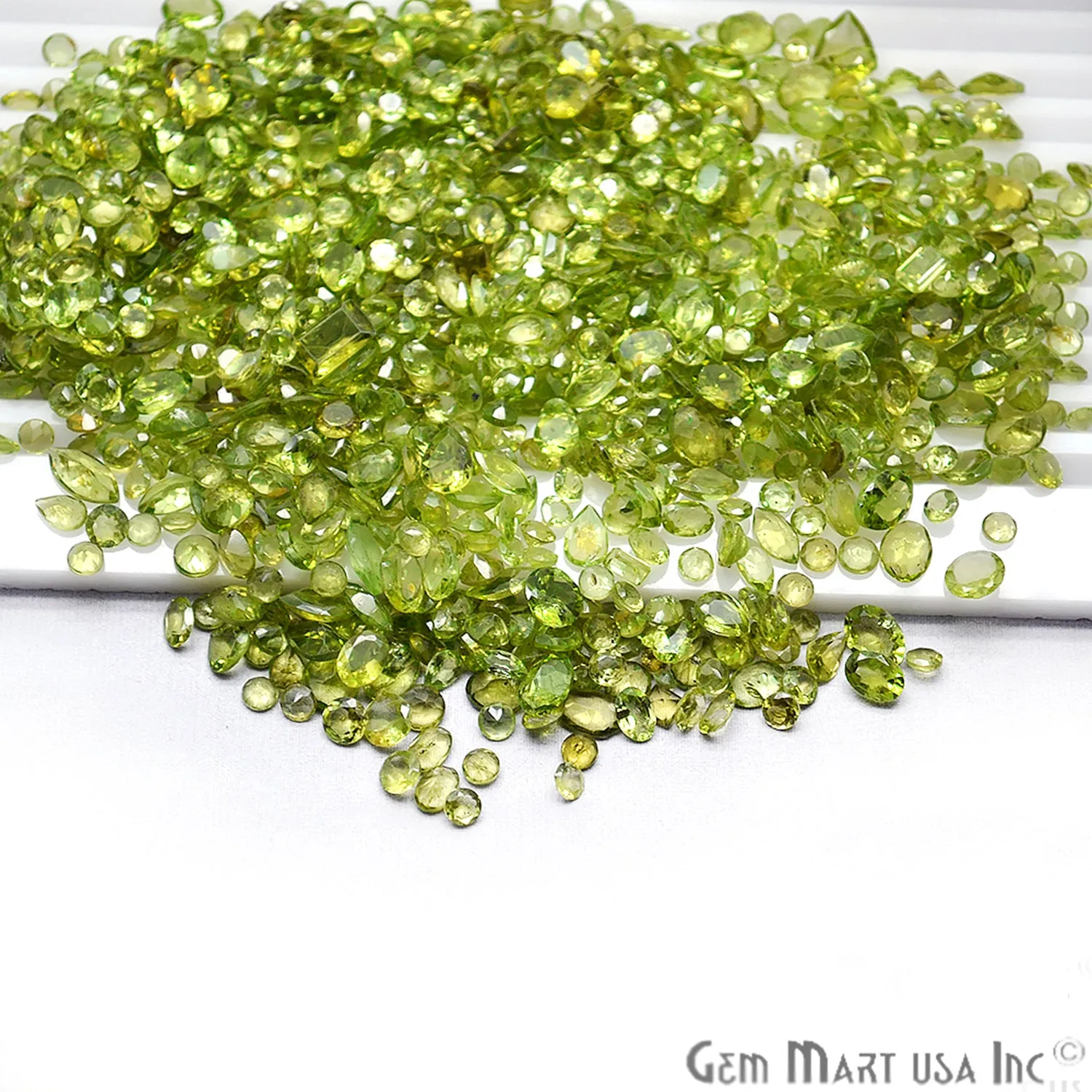 50 Carat Peridot Mix Shape Wholesale Loose Gemstones