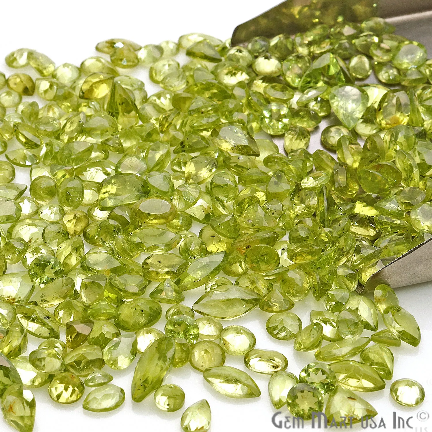 50 Carat Peridot Mix Shape Wholesale Loose Gemstones