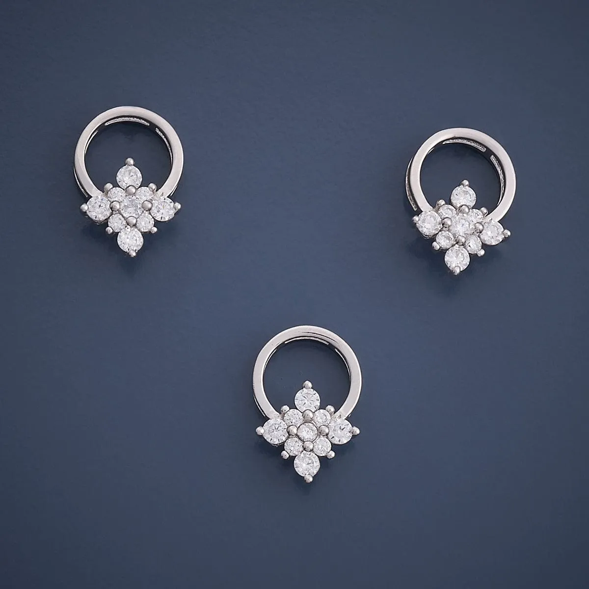 92.5 Silver Pendant Earring 164582