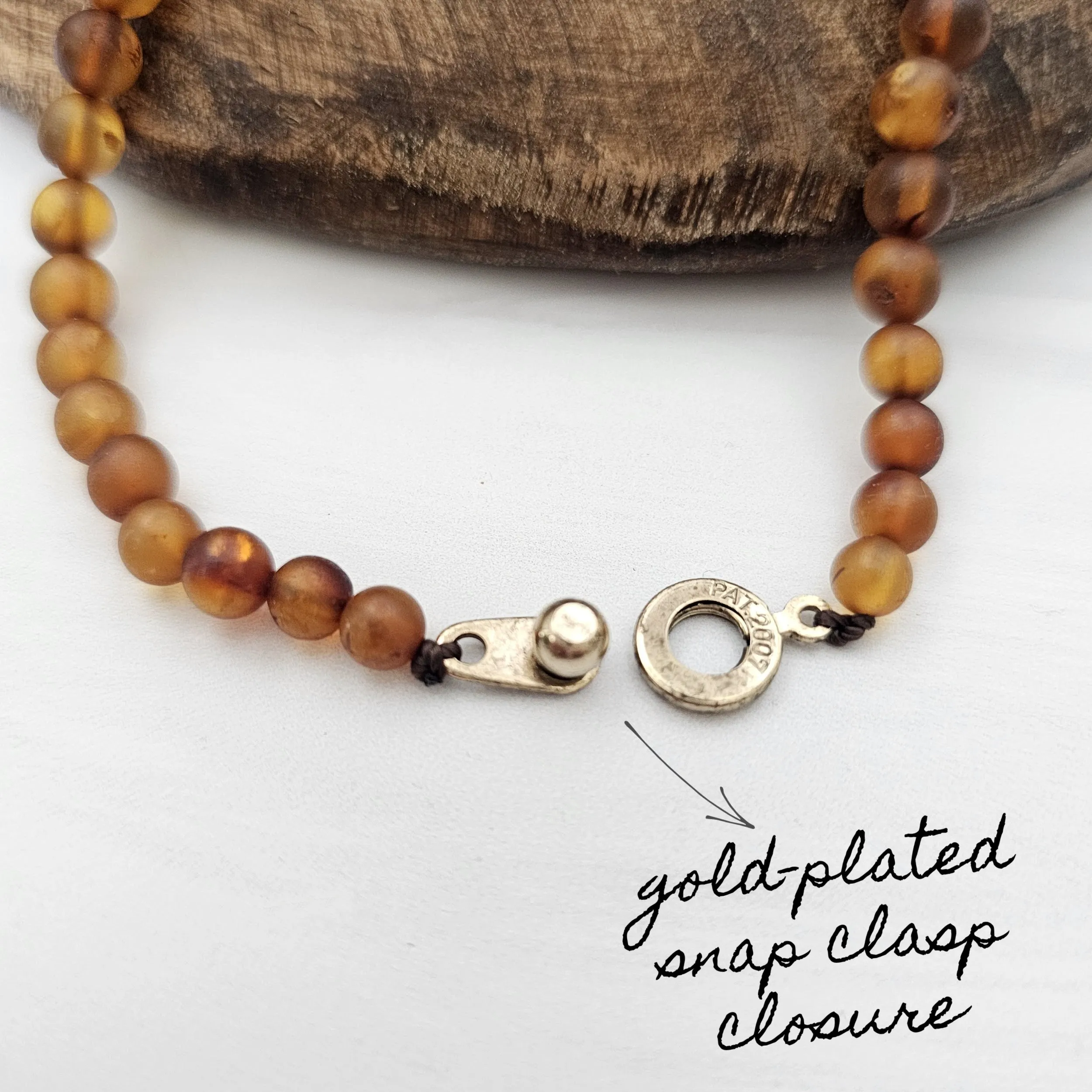Adults | Malachite Mix   Raw Cognac Aromatherapy Necklace
