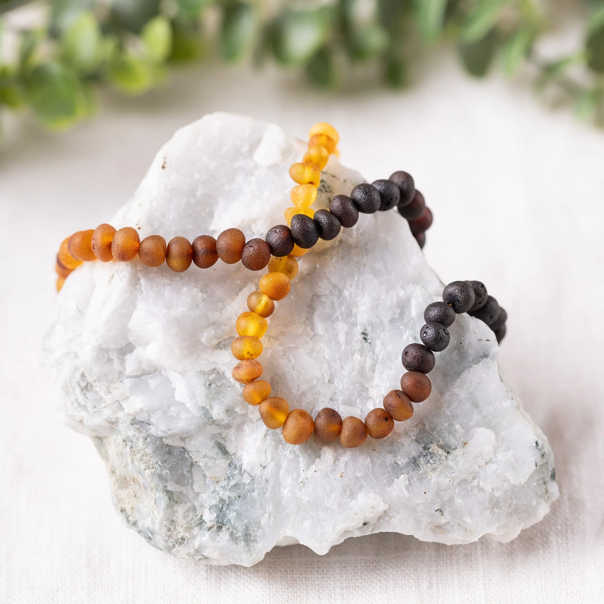 Adults | Raw Ombre Baltic Amber Necklace