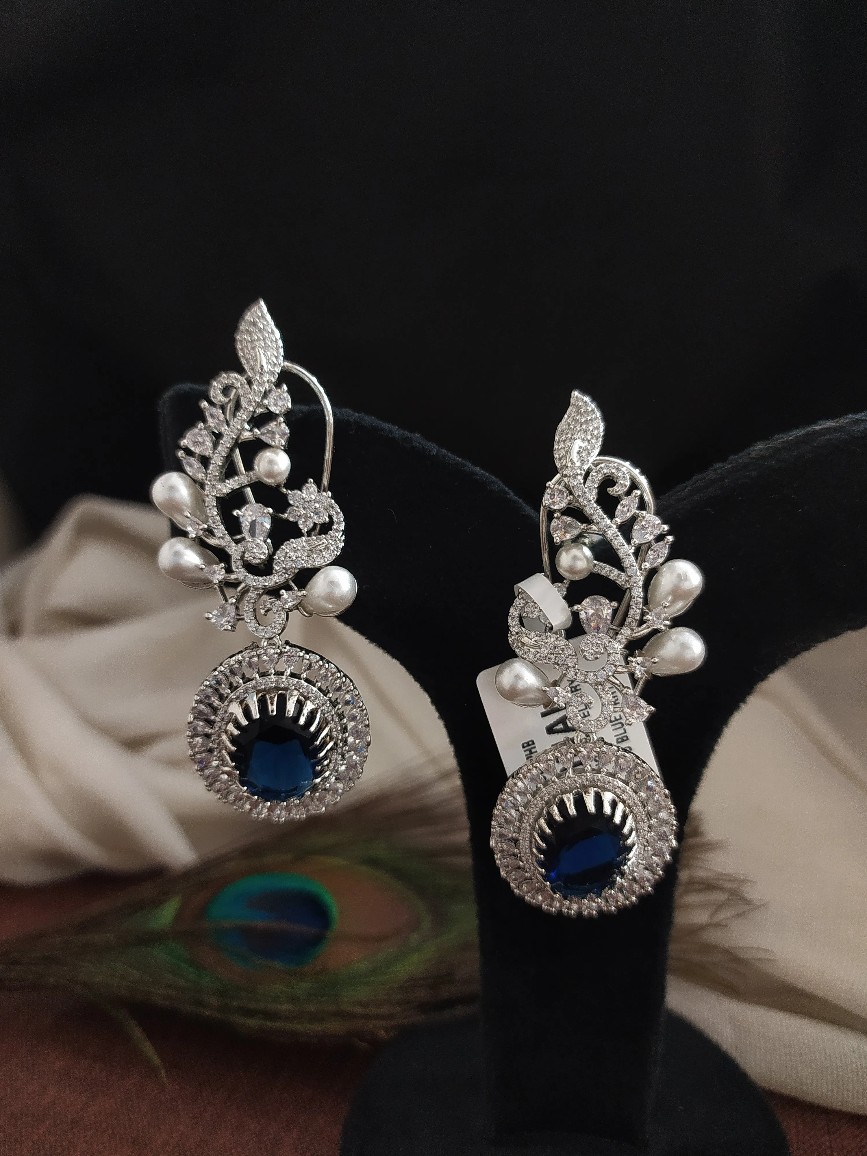 Alluring Zircon Dangler Earrings