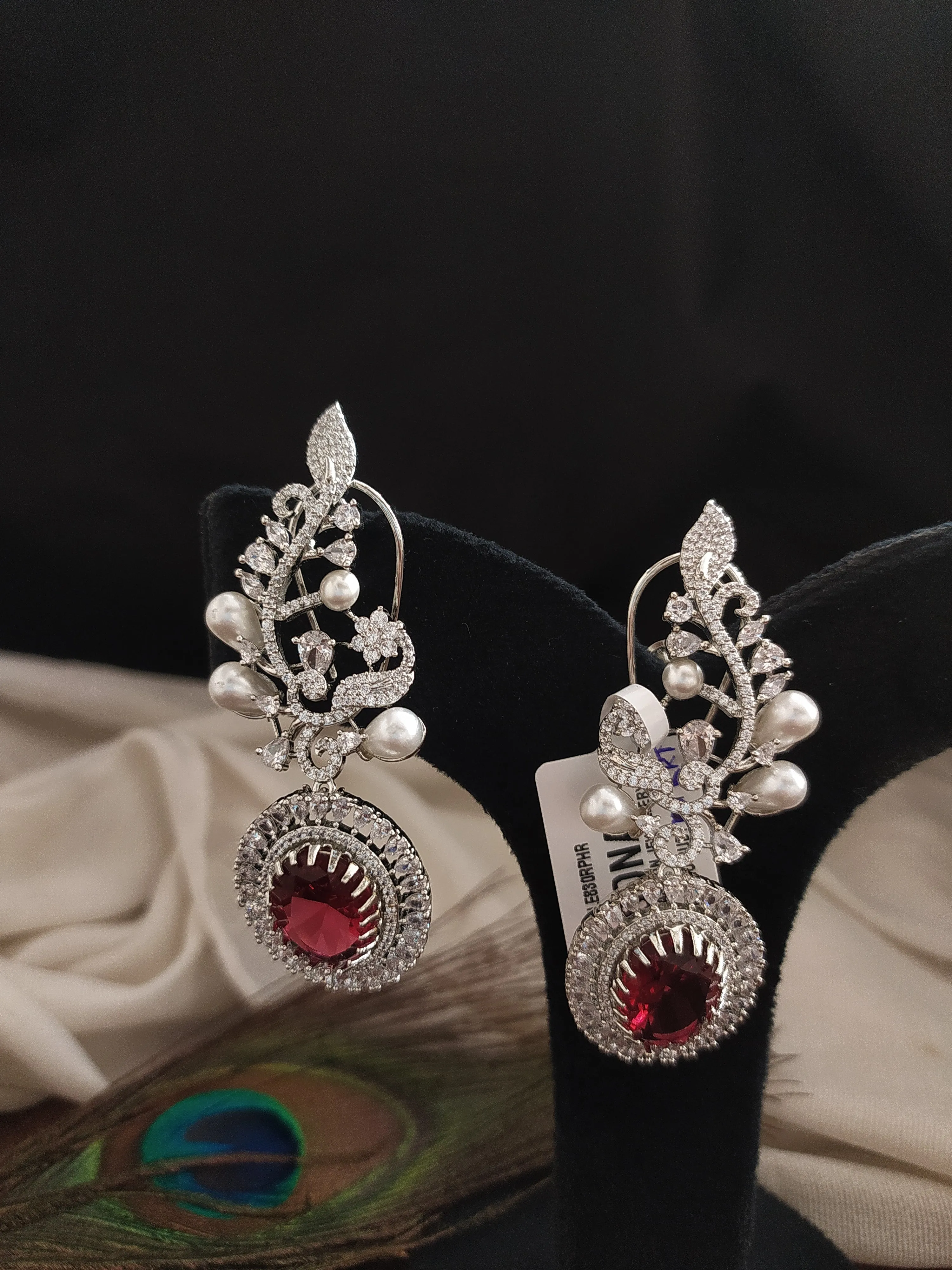 Alluring Zircon Dangler Earrings