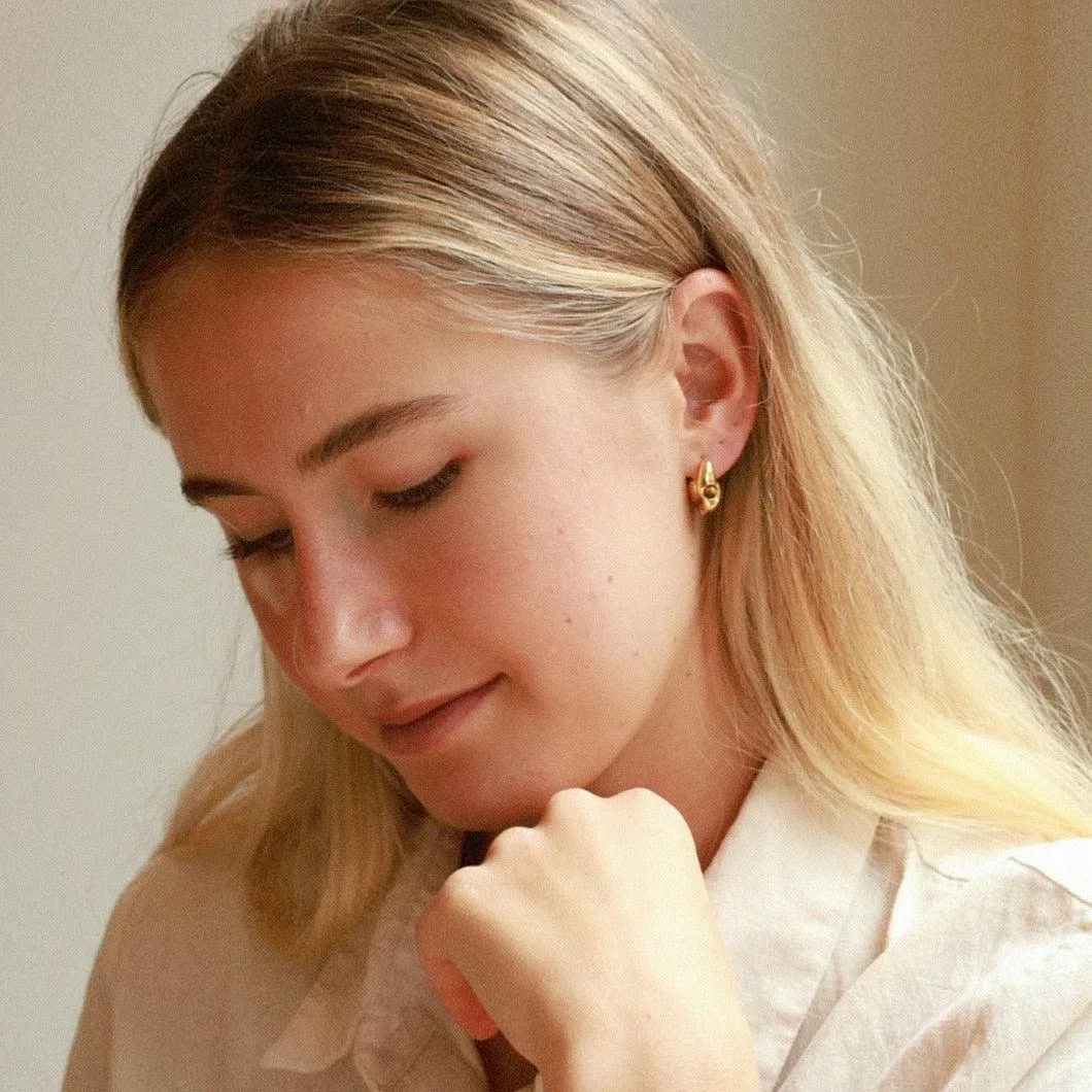 Amber earrings