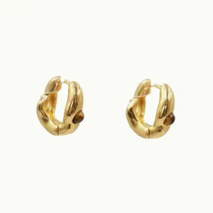 Amber earrings