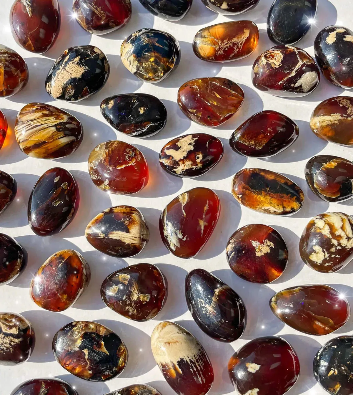 Amber Pocket Stone