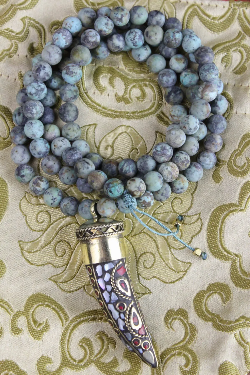 Awaken the Soul Necklace with African Turquoise