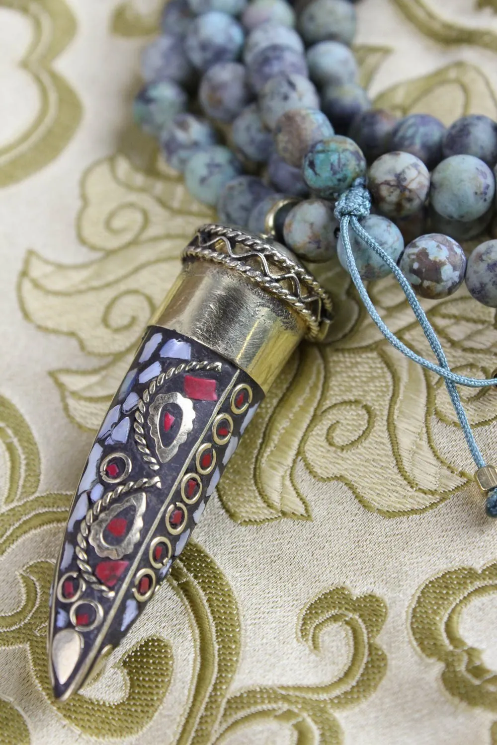 Awaken the Soul Necklace with African Turquoise