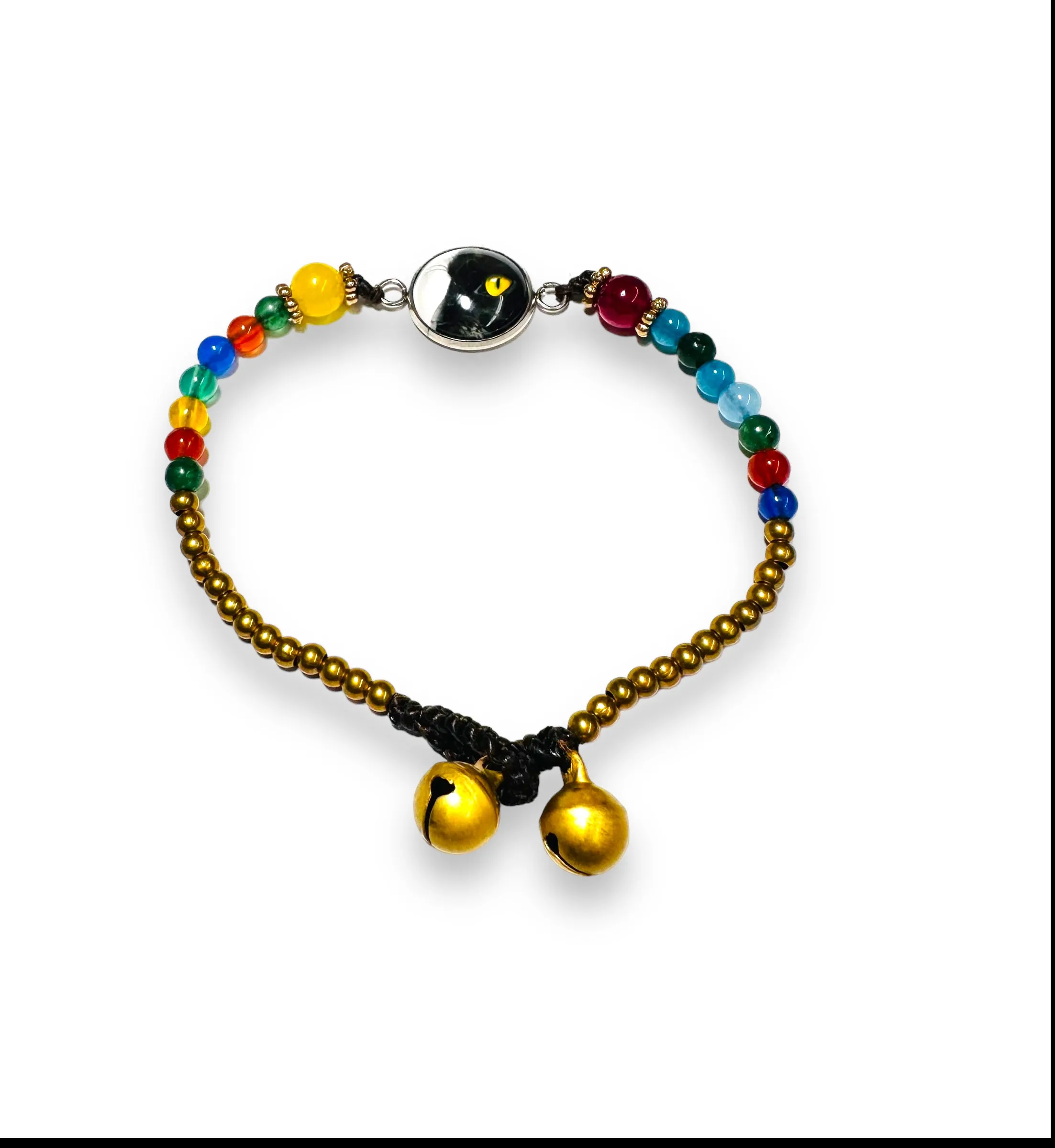 Black Cat Beaded Bracelet