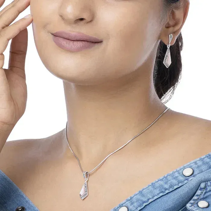 Blushing Kite Elegance Pendant Set