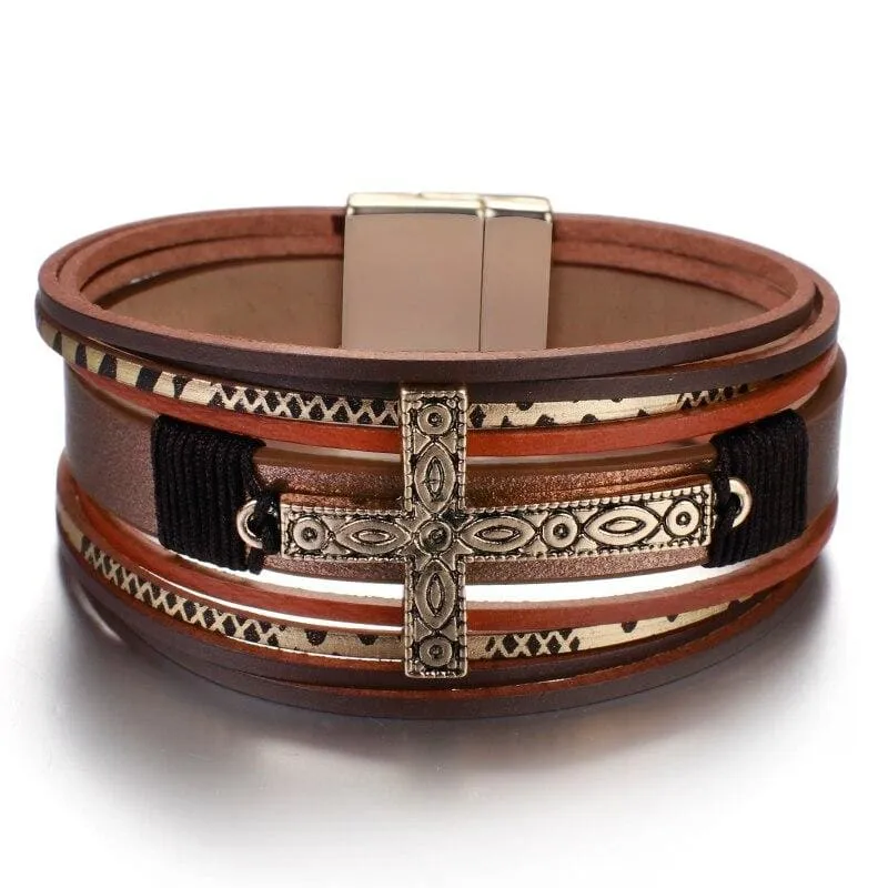 Bracelet Vintage Cuir