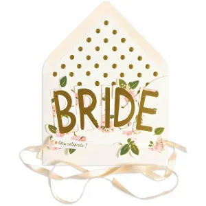 Bride Paper Crown (ribbon included) Card