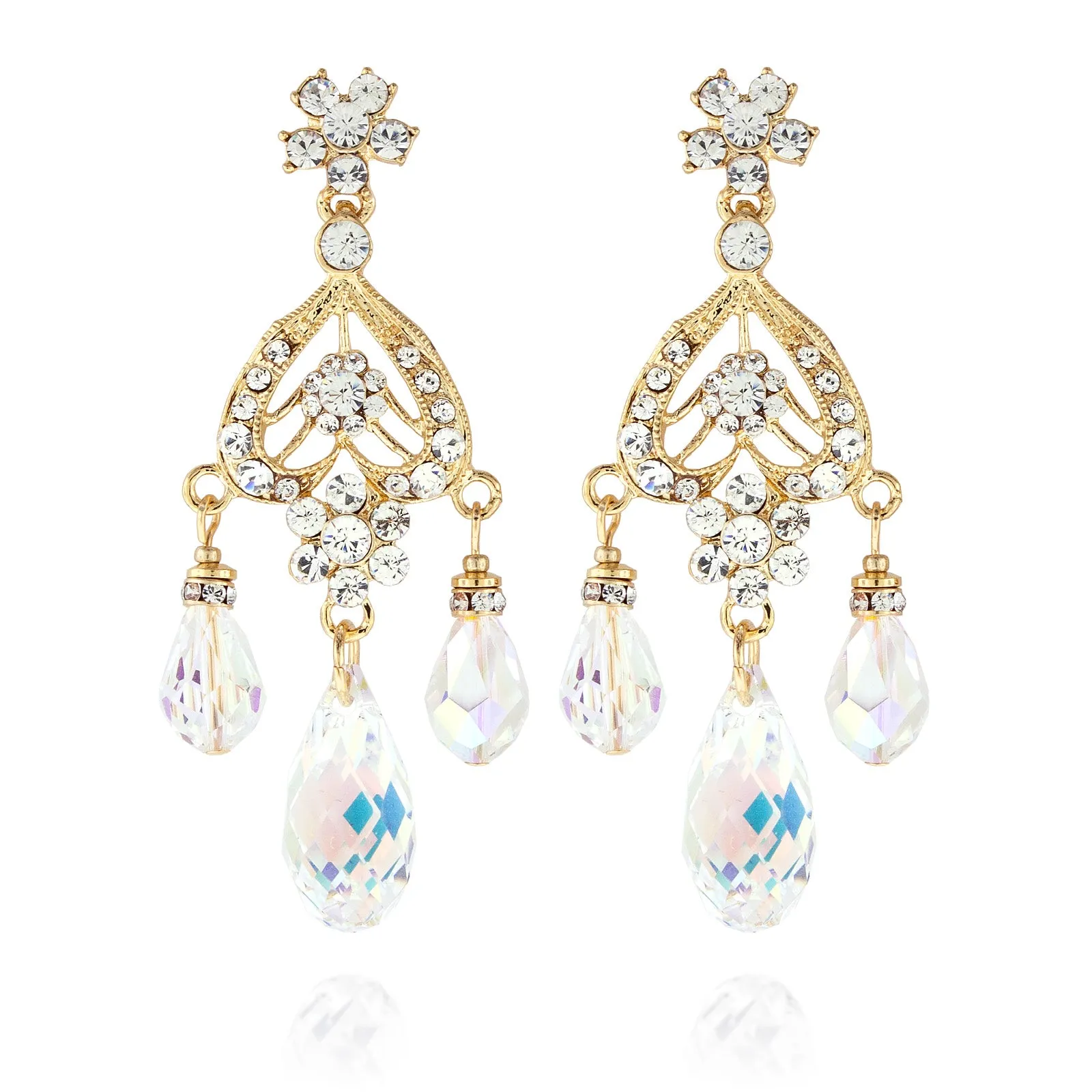 Briolette Chandelier Earrings