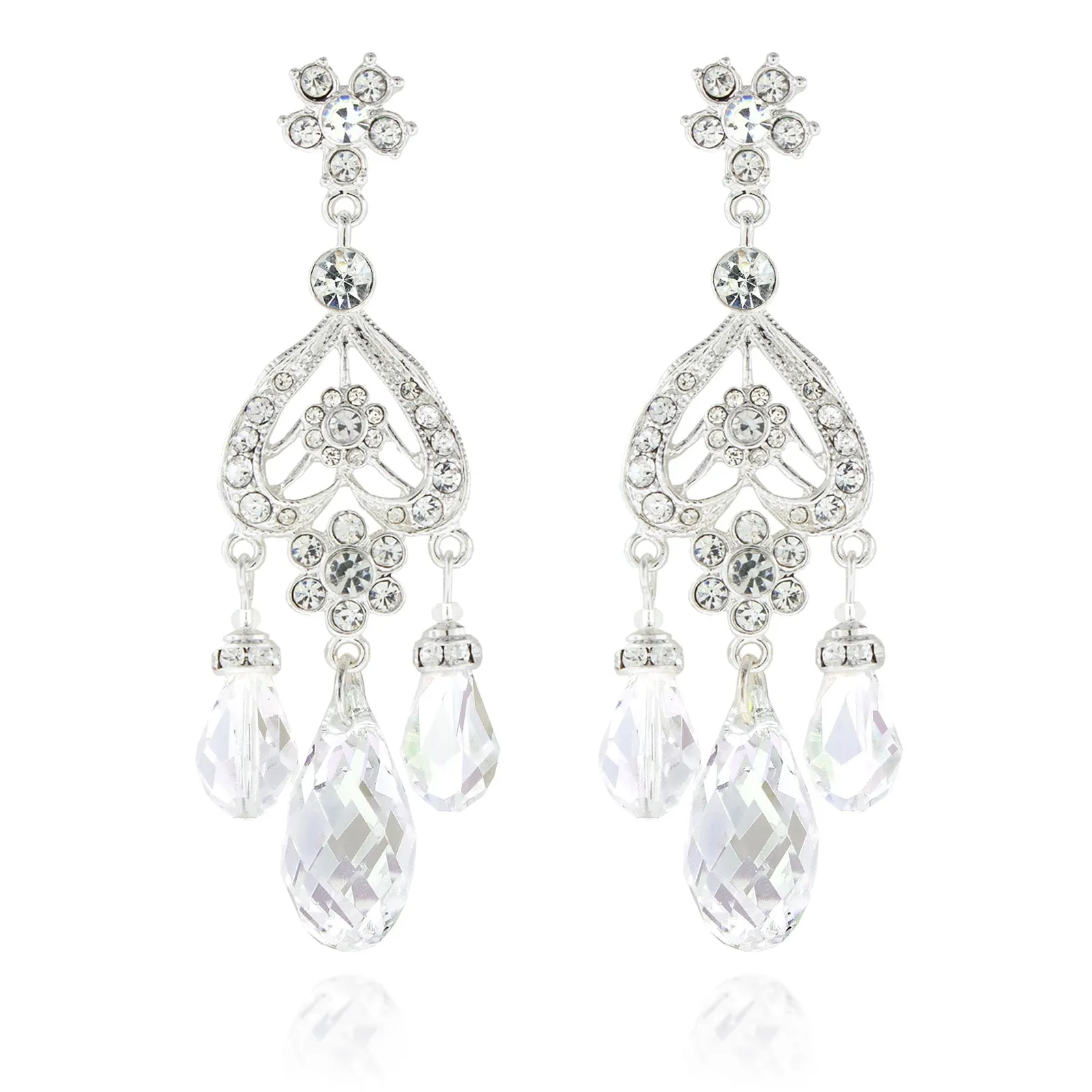 Briolette Chandelier Earrings