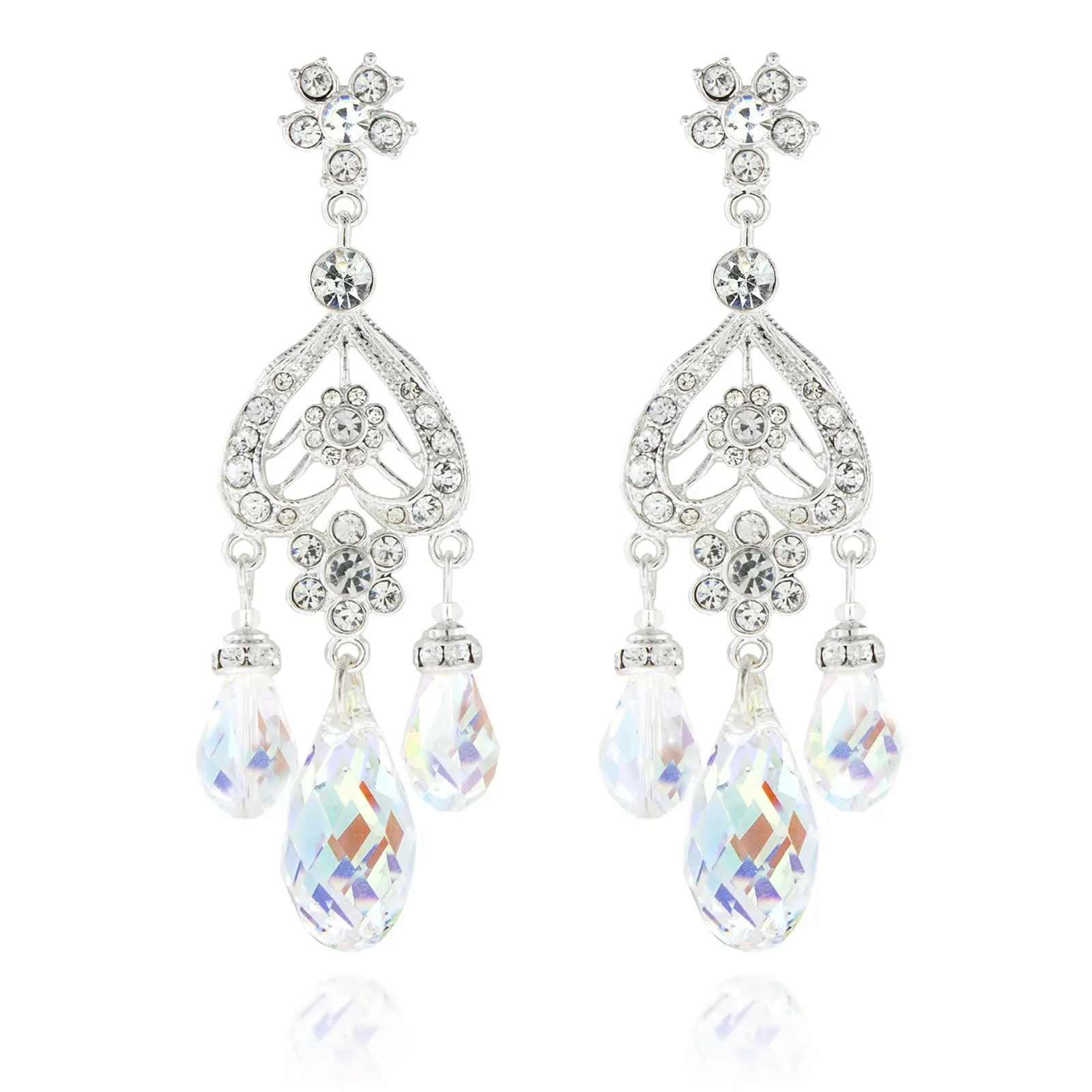 Briolette Chandelier Earrings