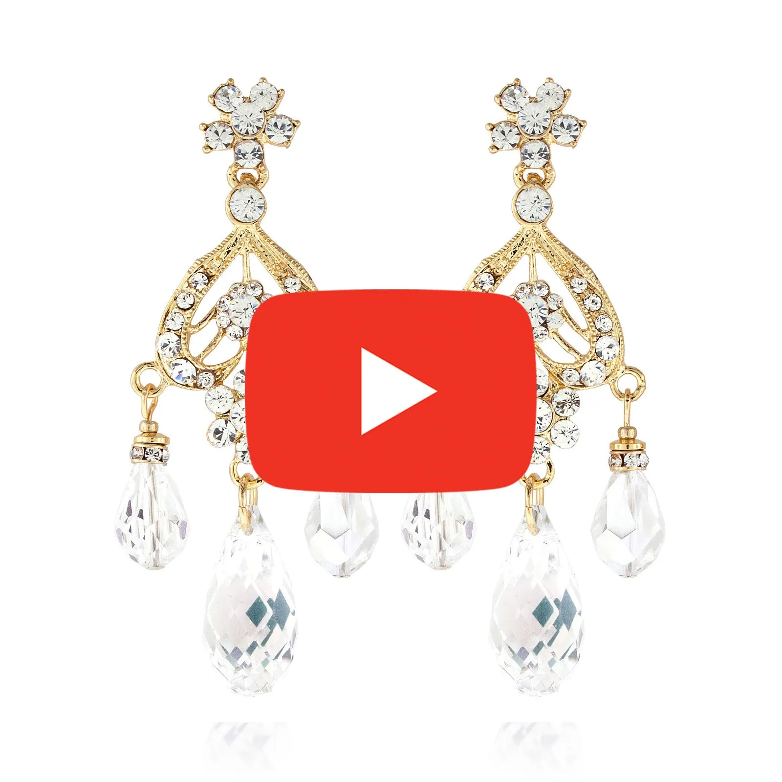 Briolette Chandelier Earrings