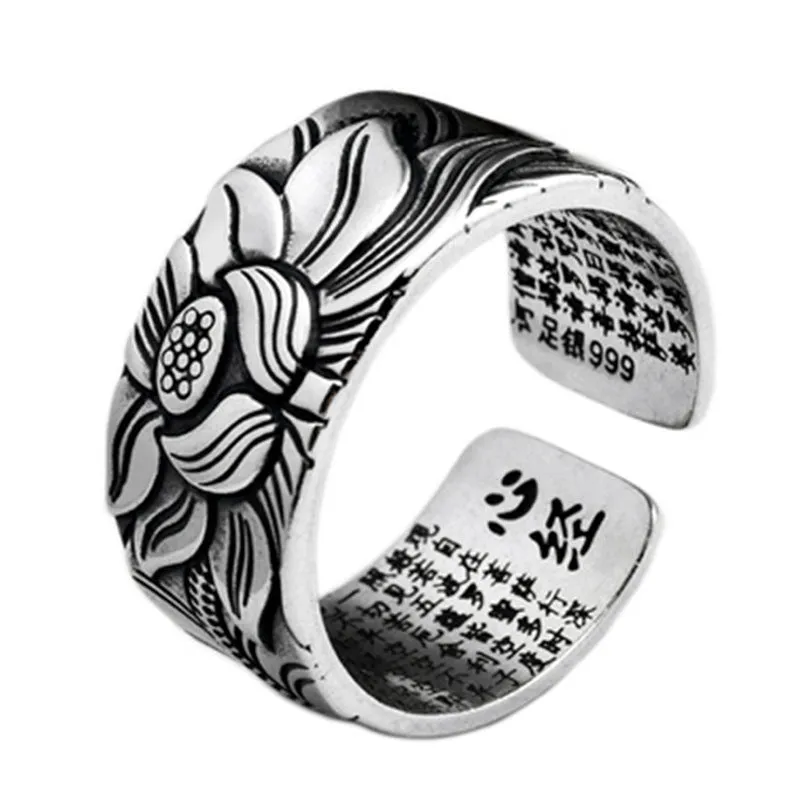 Buddhism Jewelry Like Vintage And Old Real Silver Plated Prajna Paramita Heart Sutra