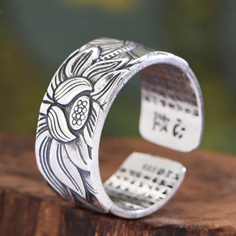 Buddhism Jewelry Like Vintage And Old Real Silver Plated Prajna Paramita Heart Sutra