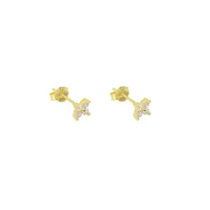 Capri Crystal Flower Studs