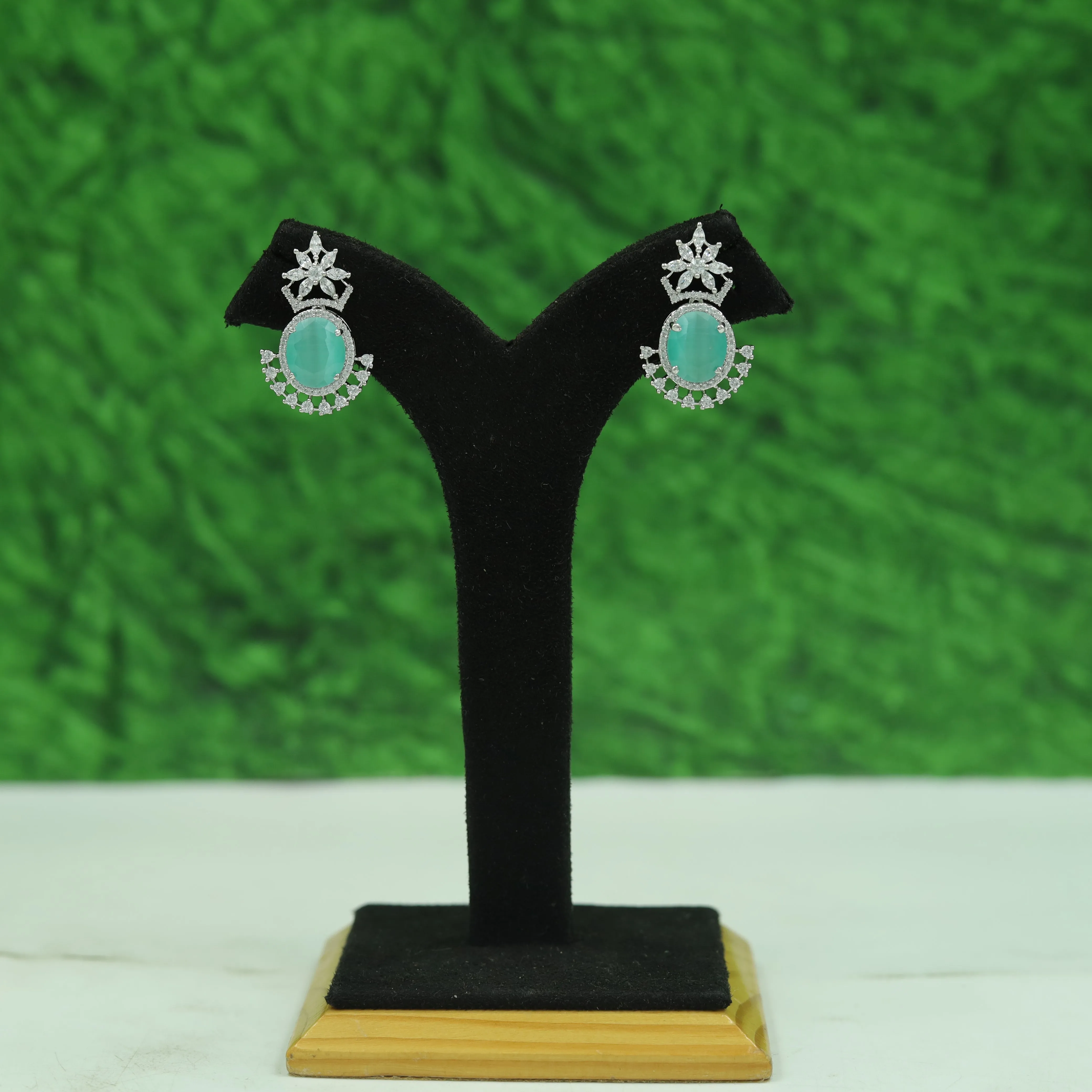 Choker Zircon/AD Necklace Set 16555-69