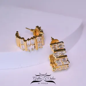 Cubic Zirconia Hoops
