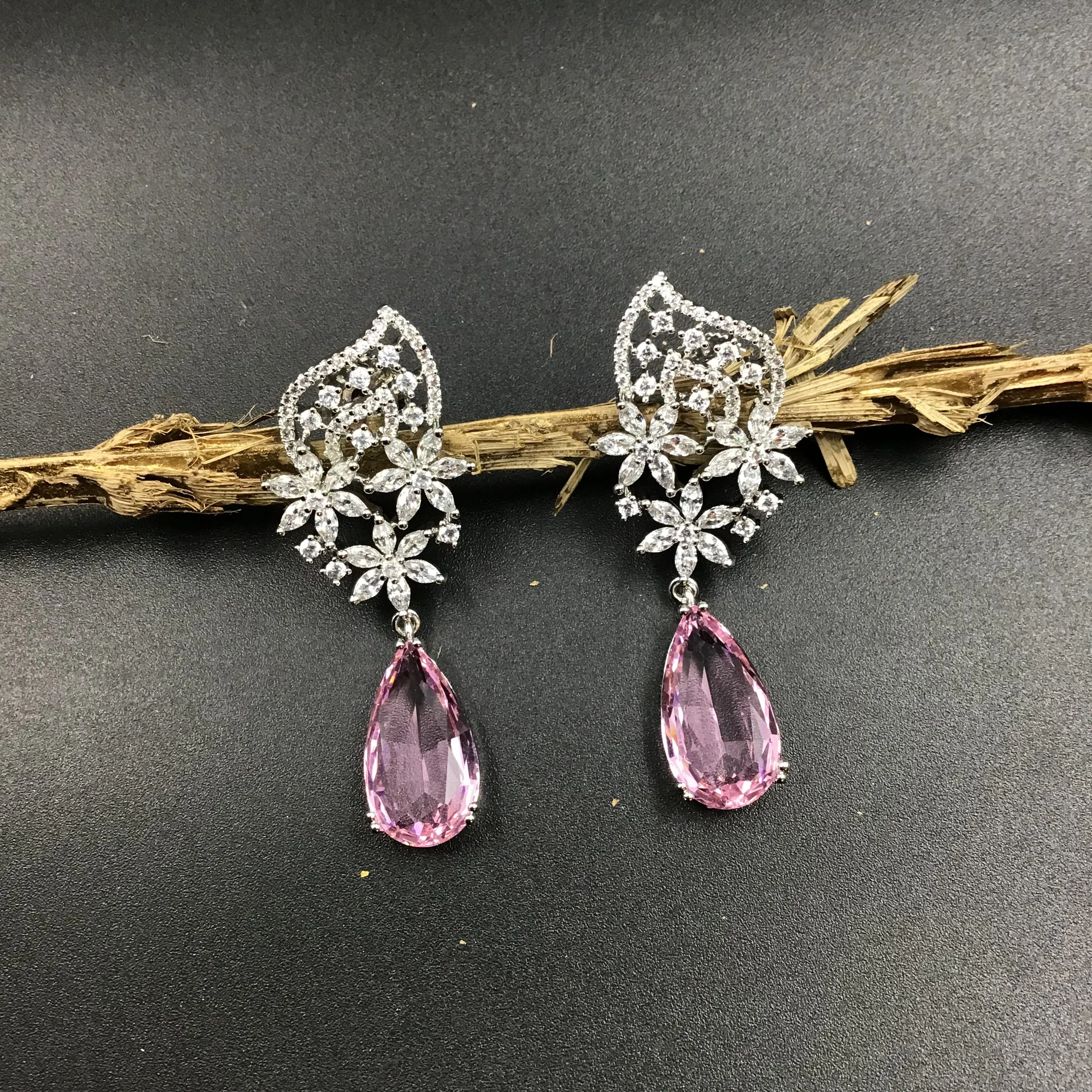 Danglers Zircon/AD Earring 6019-68
