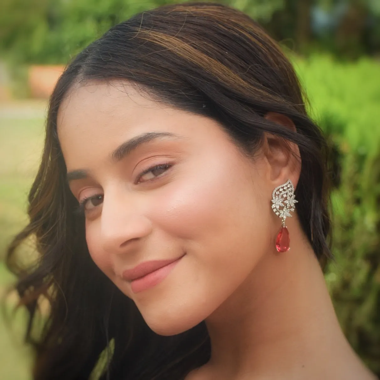 Danglers Zircon/AD Earring 6019-68
