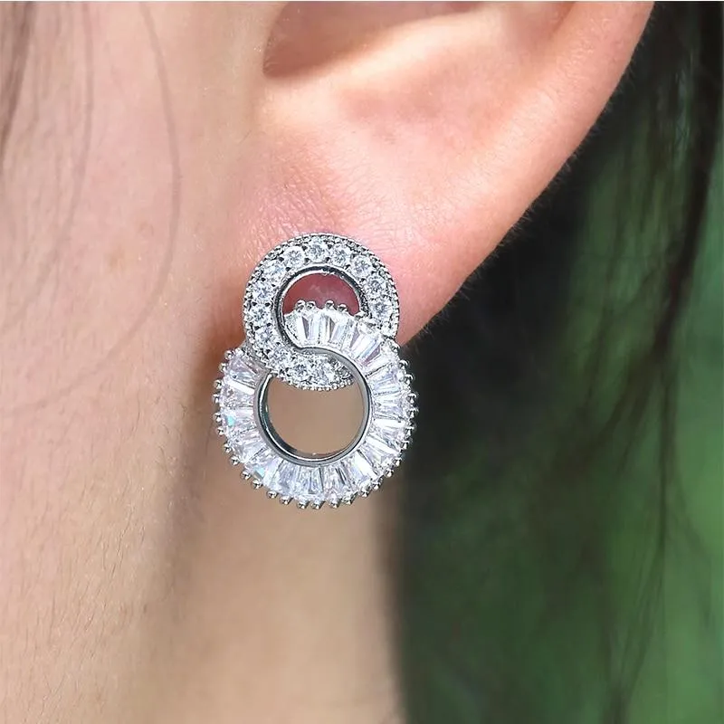 Dazzling Stud Earring Fashion Jewelry Women Earrings