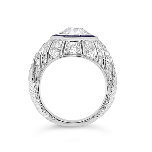 Diamond & Onyx Ring
