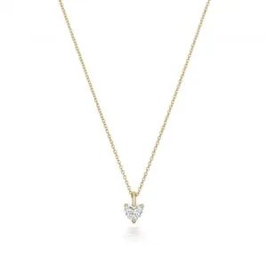 Diamond Jewellery 18ct Gold Diamond Heart Necklace NDQ156