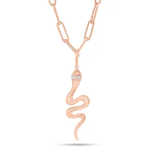 Diamond Snake Pendant