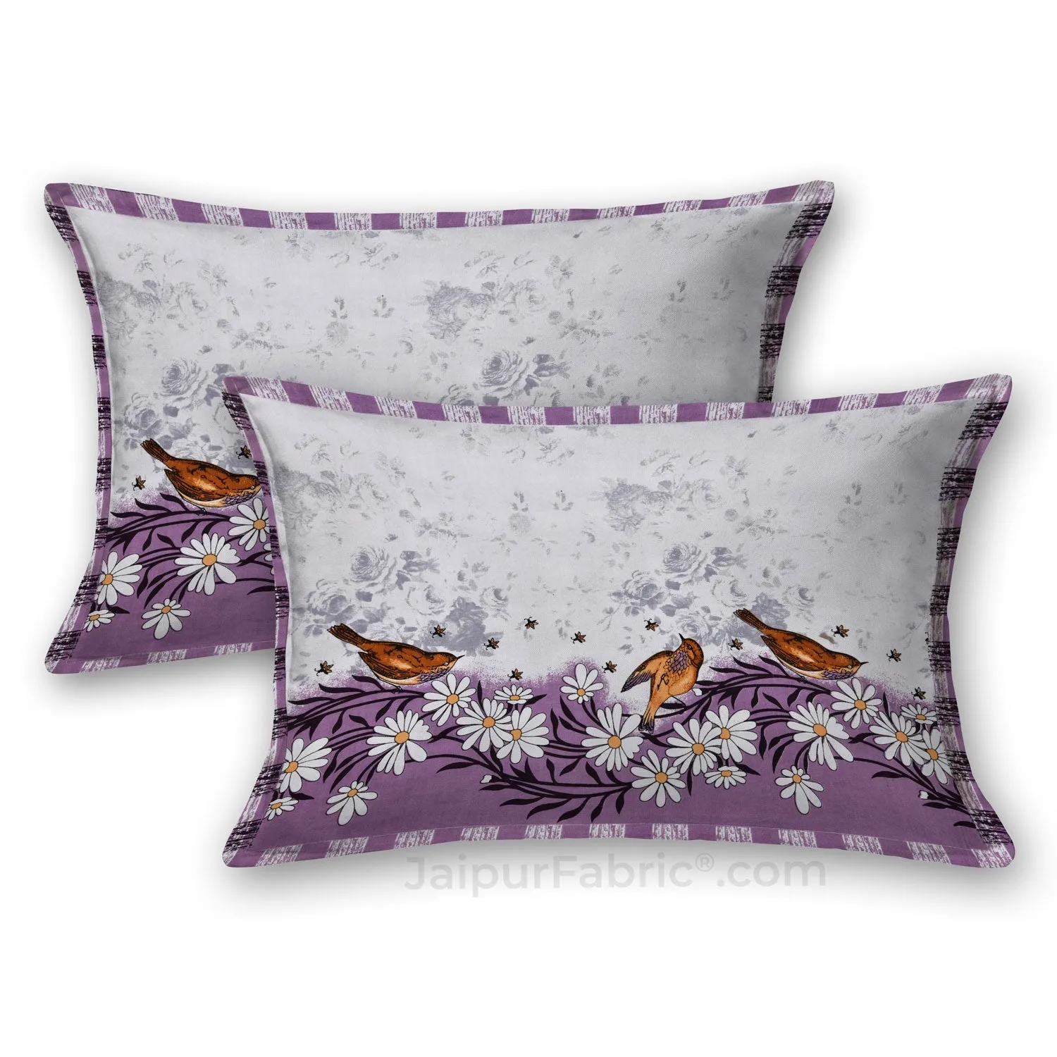 Double Delight Cotton Bedsheet Set for Luxurious Comfort
