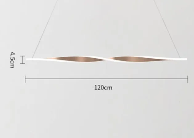Einilsen Twister Turner Linear Pendant Lamp