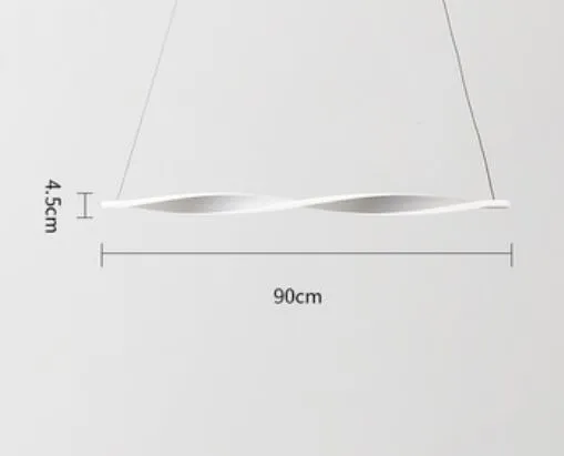 Einilsen Twister Turner Linear Pendant Lamp