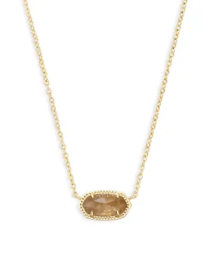 Elisa Gold - Genuine Citrine Quart Necklace