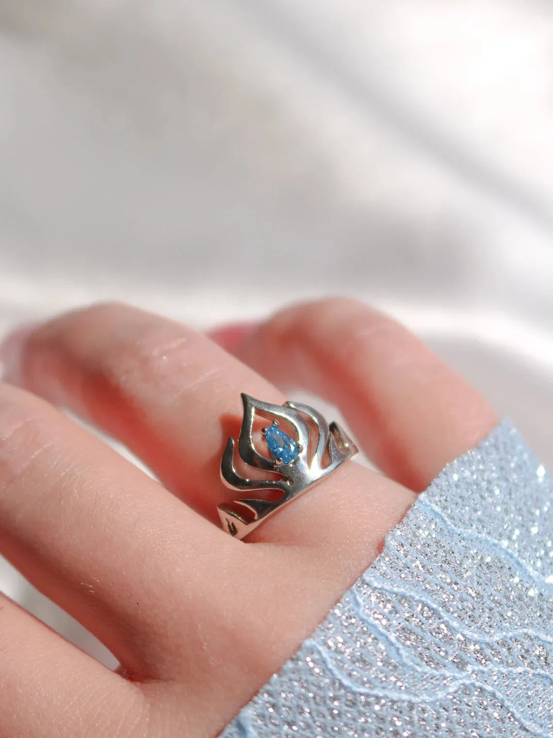 Elsa Crown Ring, Princess Queen Ring