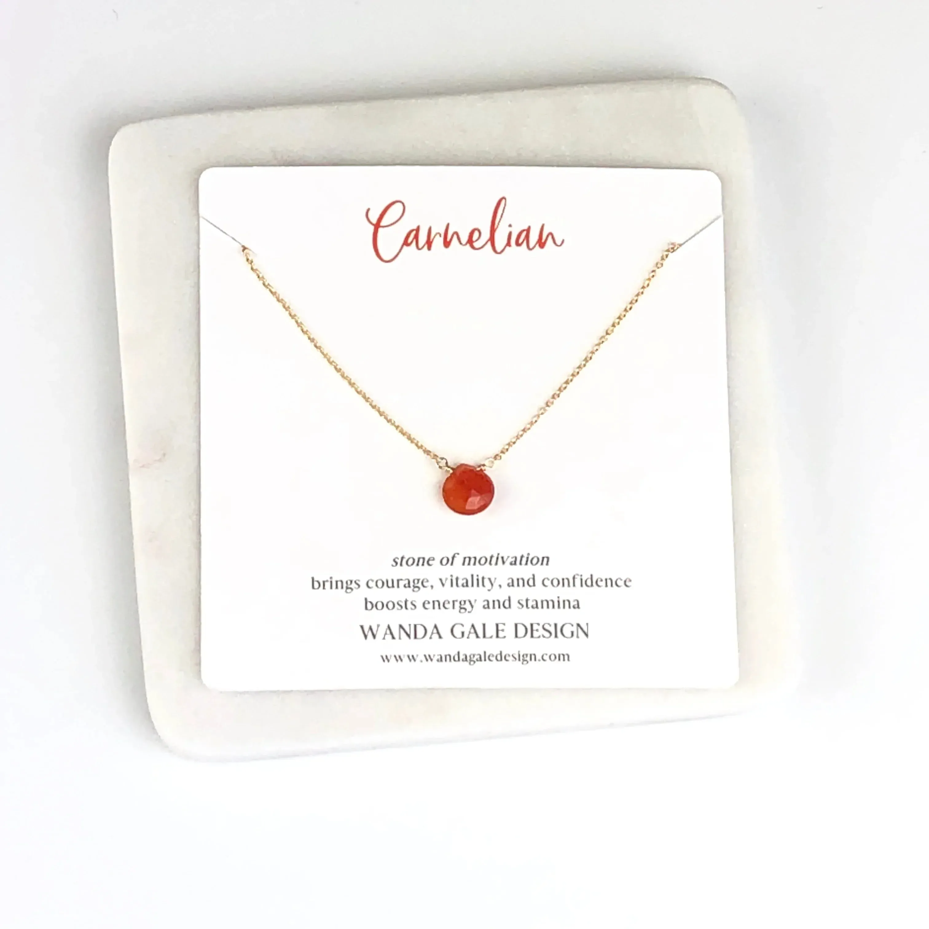 Energy stone necklace - Black Spinel