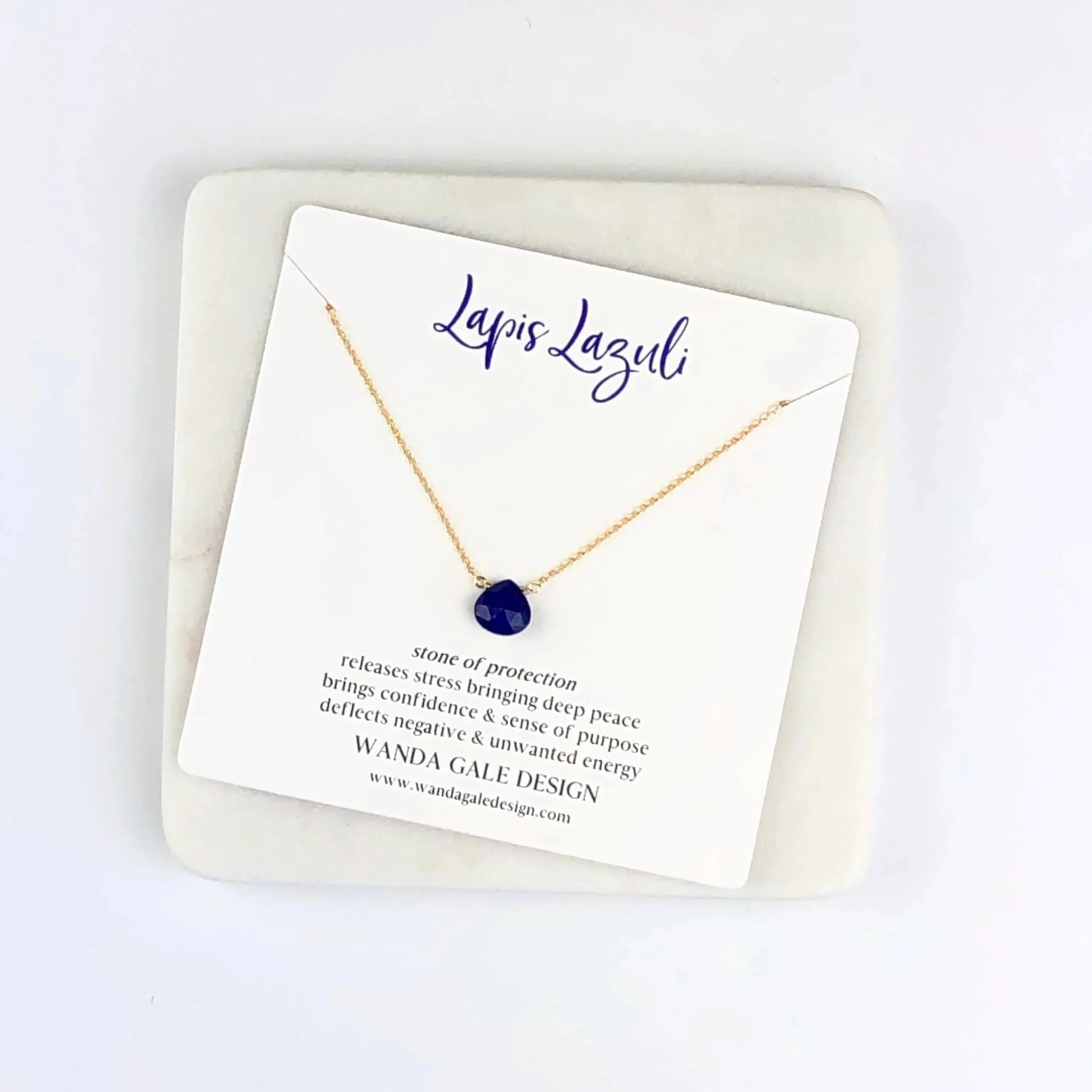 Energy stone necklace - Black Spinel
