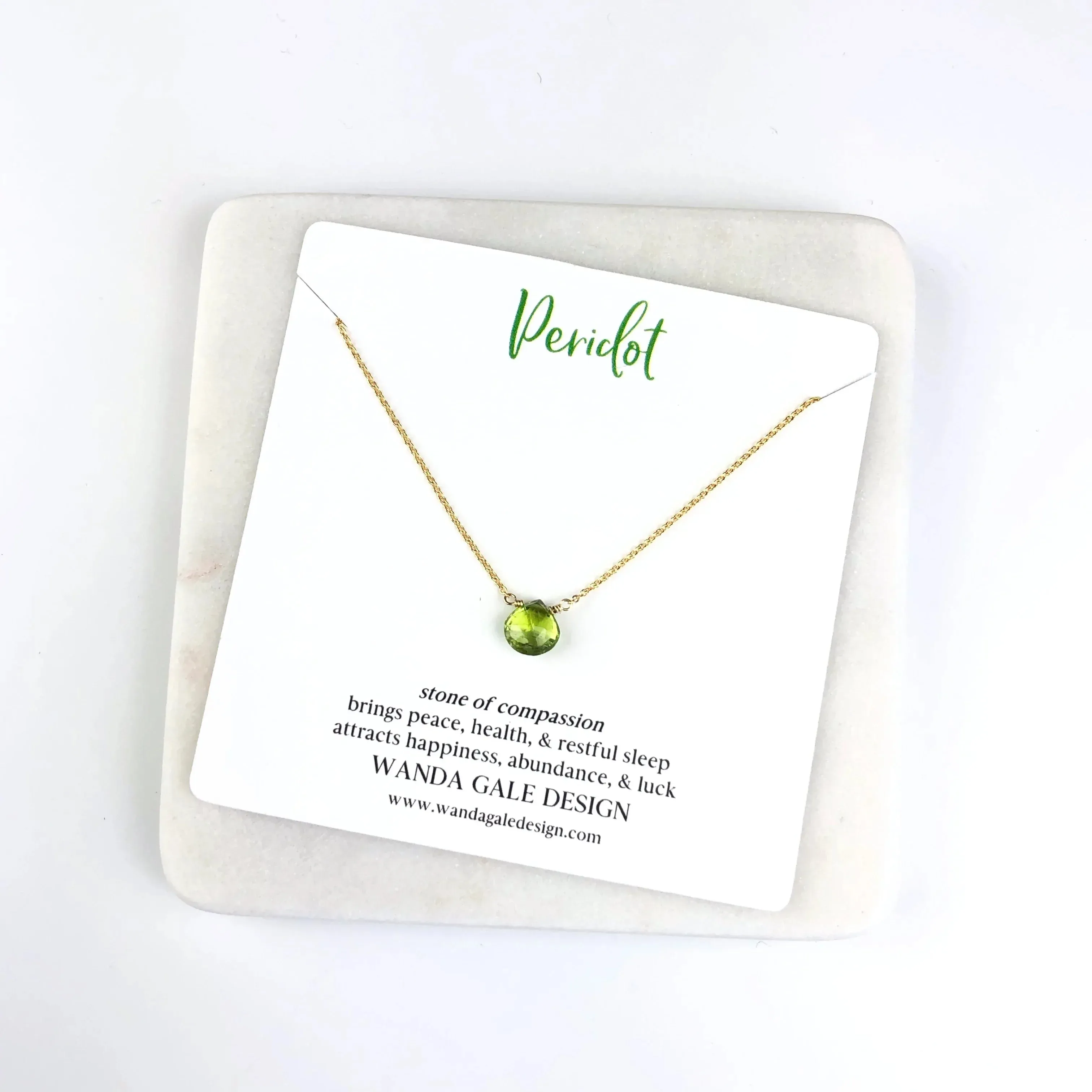 Energy stone necklace - Black Spinel
