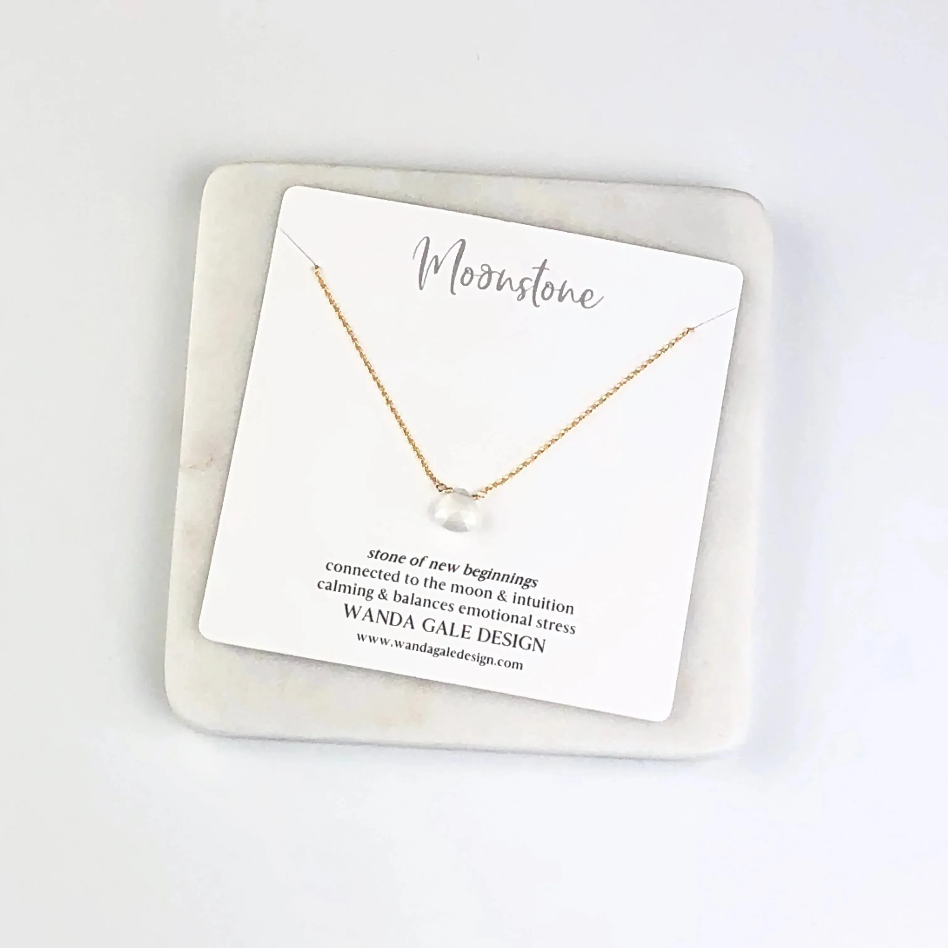 Energy stone necklace - Black Spinel