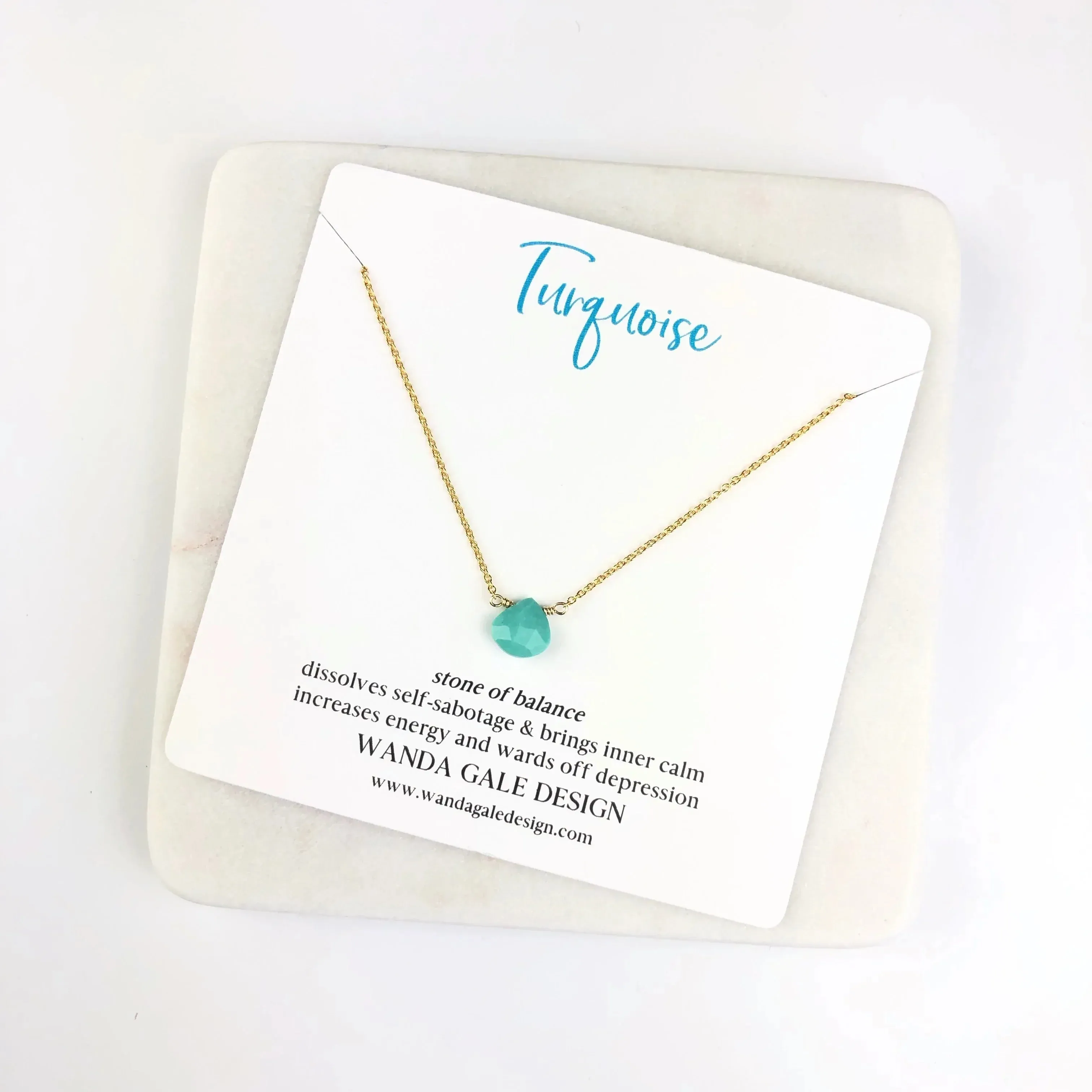 Energy stone necklace - Black Spinel
