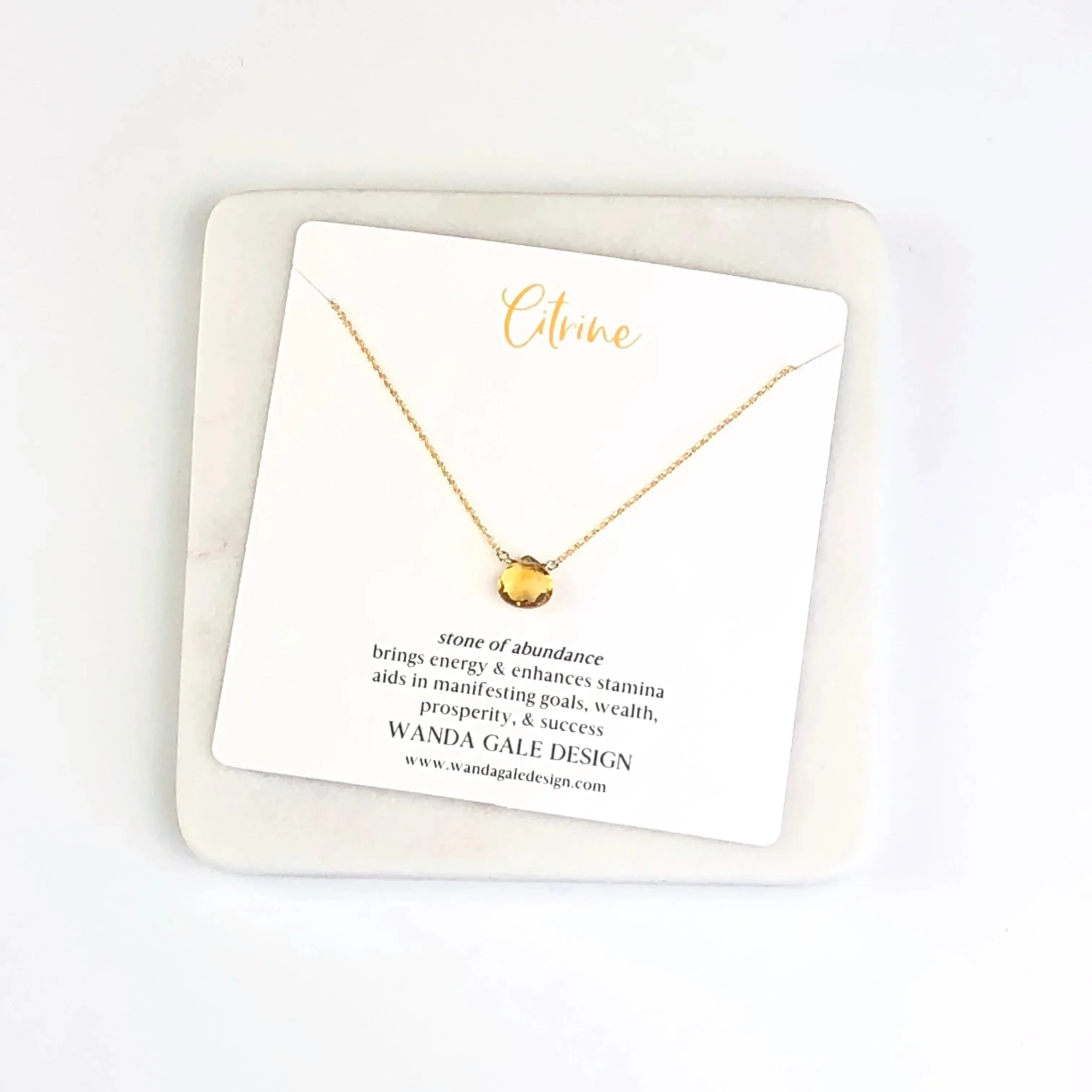 Energy stone necklace - Black Spinel