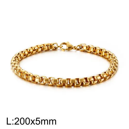 Fashion Domineering Plating Gold Bracelet Personality