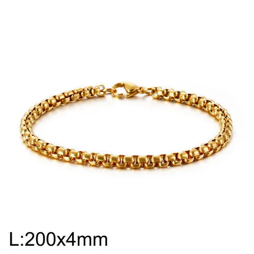 Fashion Domineering Plating Gold Bracelet Personality