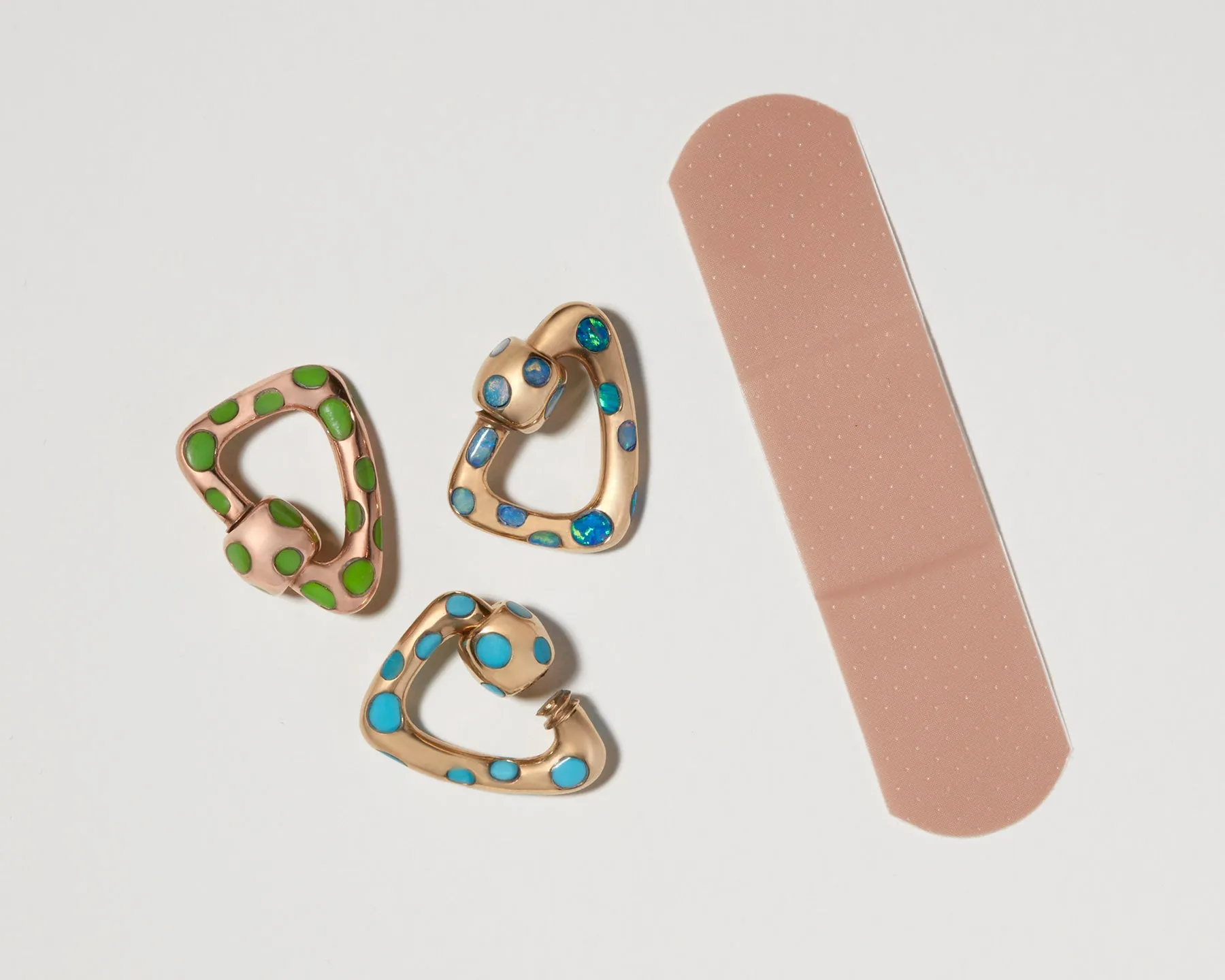 Free Form Inlay Lock with Opal