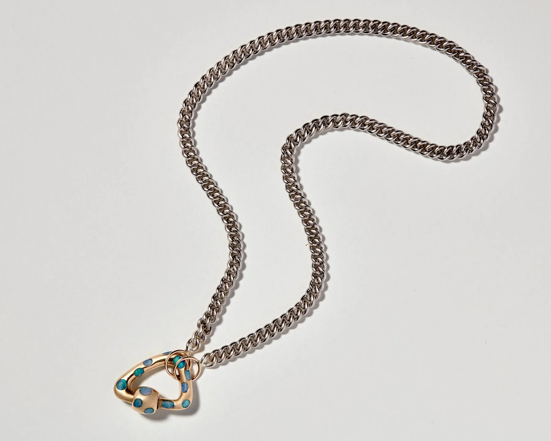 Free Form Inlay Lock with Opal